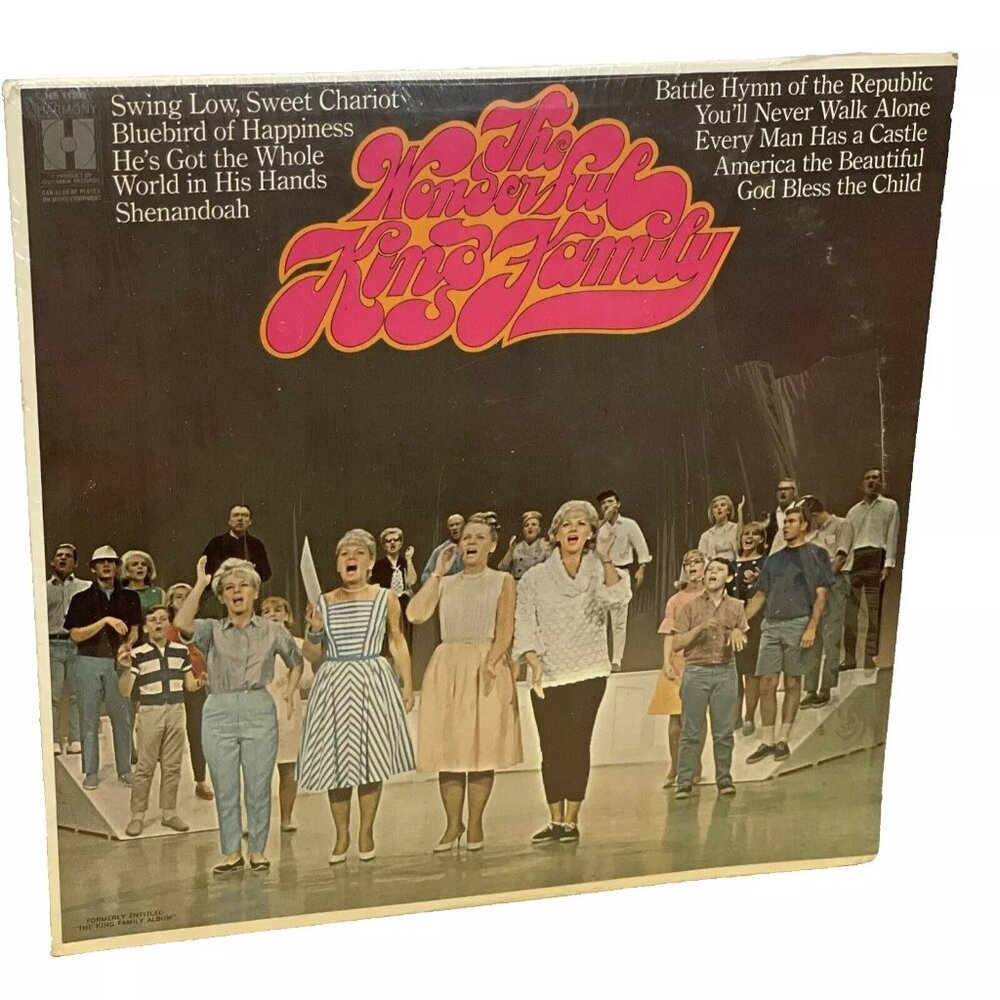 The King Family The Wonderful King Family (Vinyl) Harmony HS 11293 VG+ LP Record